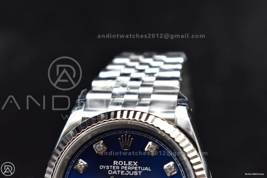 SmartChoice 400 DateJust VS 36 Best Steel Jubilee 126234 904L 1:1 SS Dial Bracelet Blue Edition Diamond VSF On 0902
